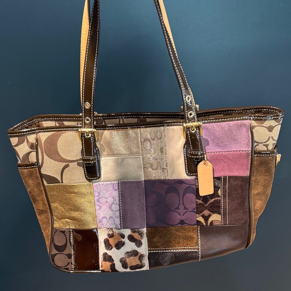Patchwork Tote Bag - Multicolor